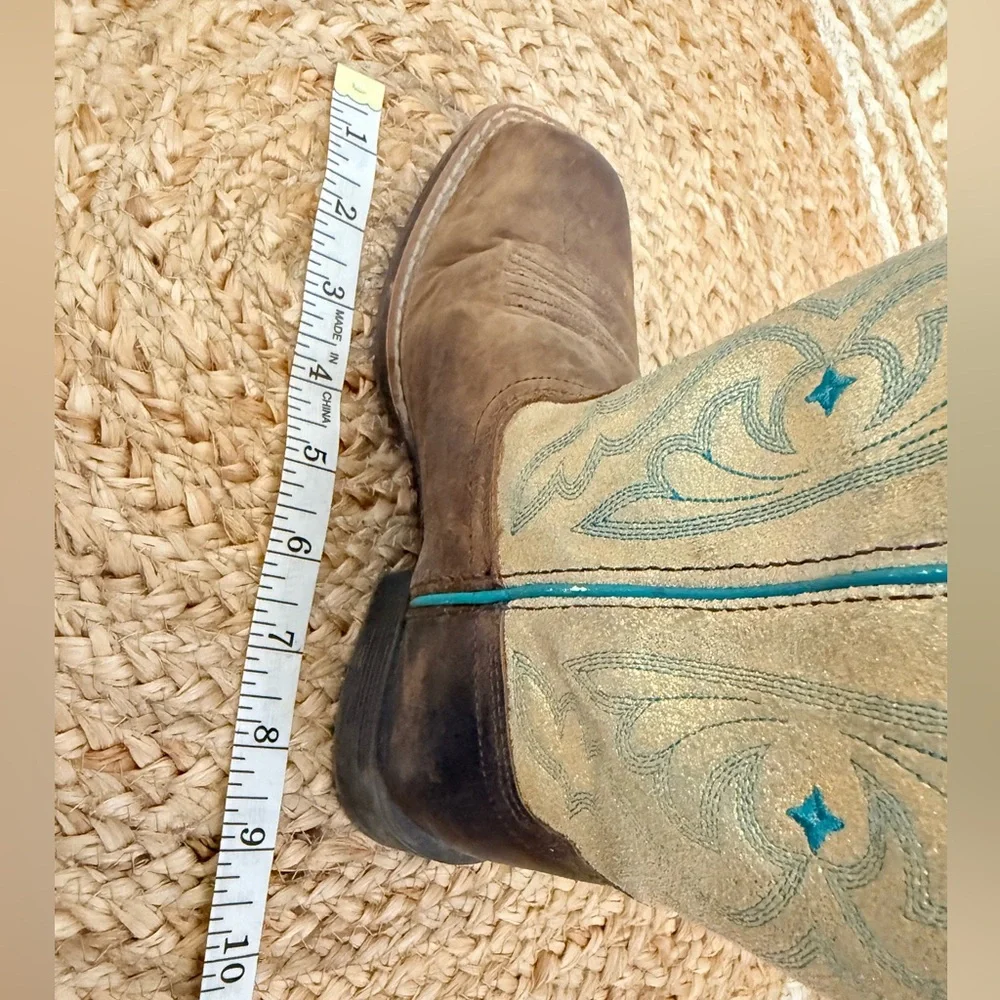 🌾 Ariat Quick Draw Turquoise‎ Leather Boots